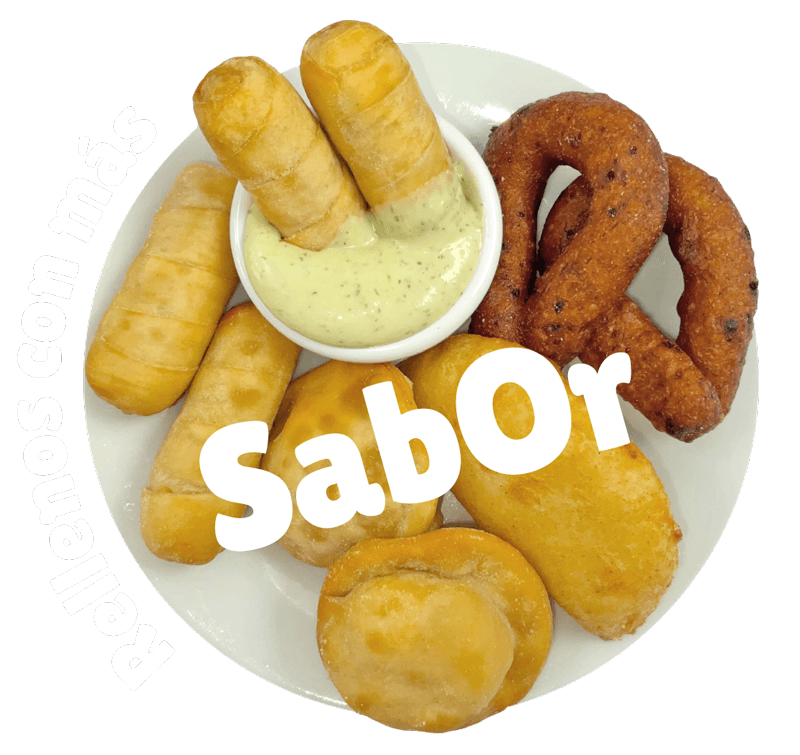 Tequeños, pasteles, empanadas y mandocas